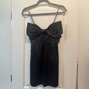 Selfie Leslie Black Strapless Dress